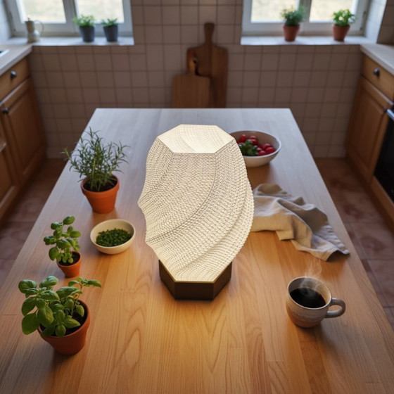 Image 1 of Vortella – Sculptural Table Lamp (Wireless or Wired)