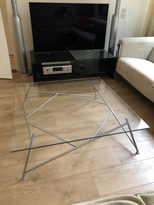 Table basse Harvink modèle Mikado 100x100 cm