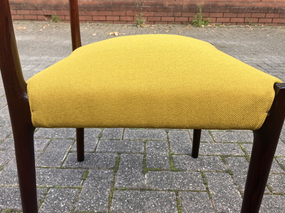 Image 1 of Rosewood chairs newly upholstered Mid Century Vintage