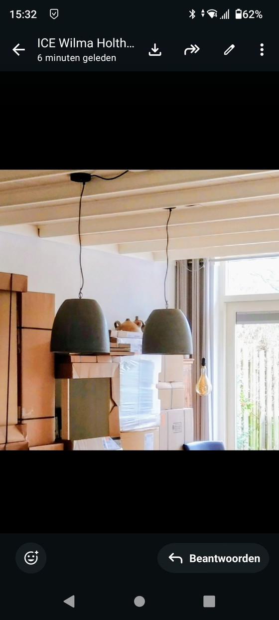 Image 1 of 2 lampade a sospensione in cemento