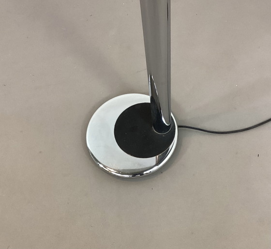 Image 1 of Vintage Herda gooseneck chromen vloerlamp lamp