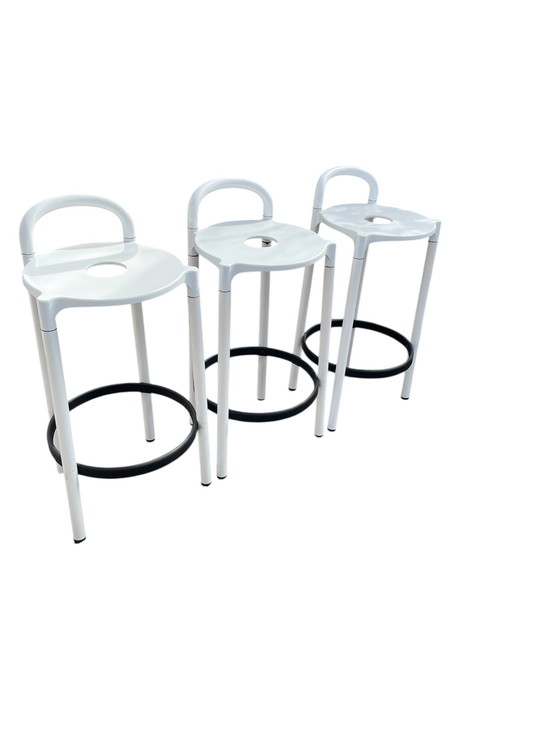 Image 1 of Kartell barkrukken, jaren 80 new old stock