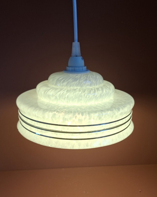 Vintage Franse Clichy lamp Art Deco