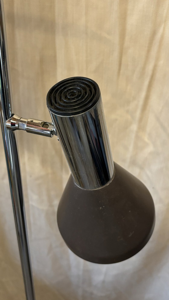 Image 1 of Vintage verchroomde vloerlamp