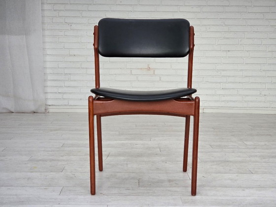 Image 1 of Dänisches Design aus den 1960er Jahren von Erik Buch, Modell 49, Stuhlpaar, Teakholz.