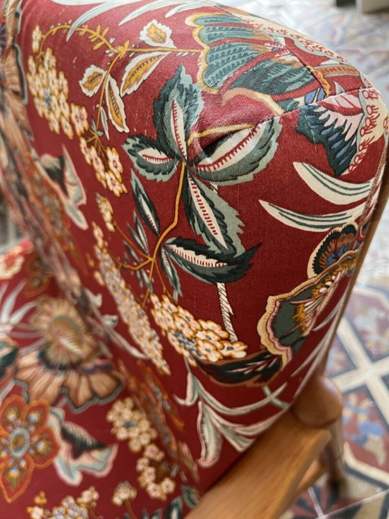 Image 1 of Scandinavische Fauteuil, Botanische Print