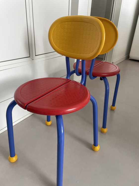 Image 1 of Sedie puzzle vintage IKEA