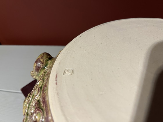 Image 1 of Vntage keramiek unieke schaal vis handgemaakt