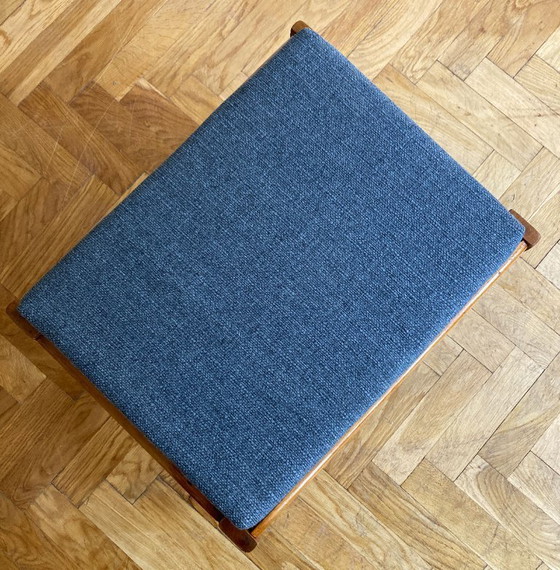 Image 1 of Tabouret en bois de style scandinave des années 1970