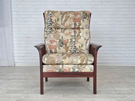 Image 1 of 1970s Swedish Highback Armchair by Arne Norell