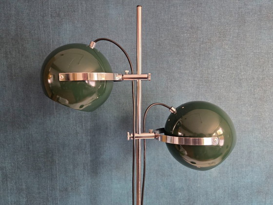Image 1 of Vintage floor lamp - Gepo - 1970s - Green