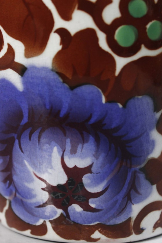 Image 1 of Villeroy & Boch Wallerfangen Saar Basin decorative vase "Vera" Art Deco 1920s