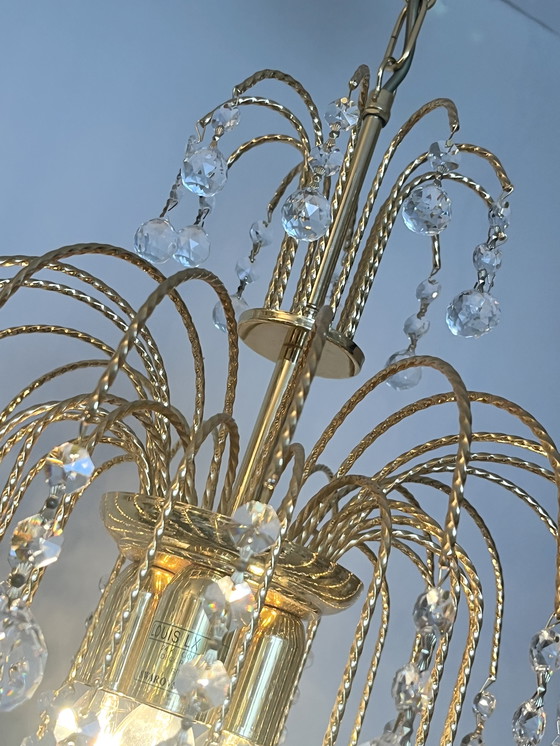 Image 1 of branded SWAROVSKI STRASS chandelier pendant lamp vintage