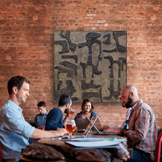 Image 1 of Pintura de arte moderno/objeto de pared: Reino animal