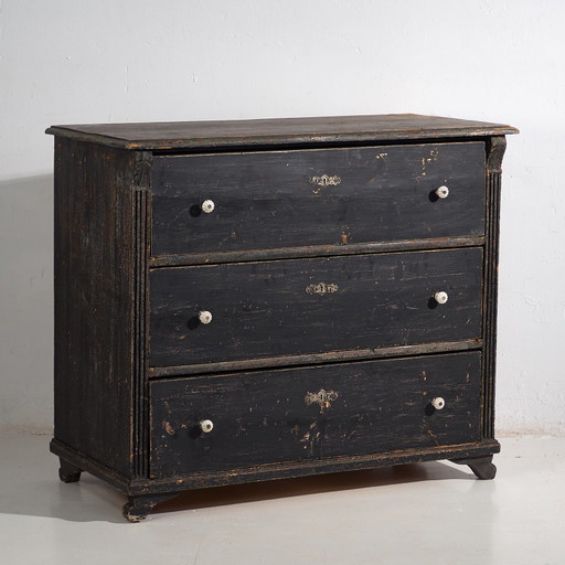 Antike Kommode mit dunkler Patina (ca. 1920) #58