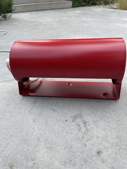 Lampe de chevet vintage IKEA rouge (mate) – leeslamp, Metal