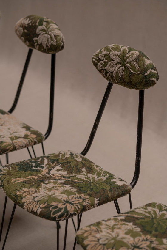 Image 1 of Juego italiano de sillas de comedor de mediados de siglo, años 60