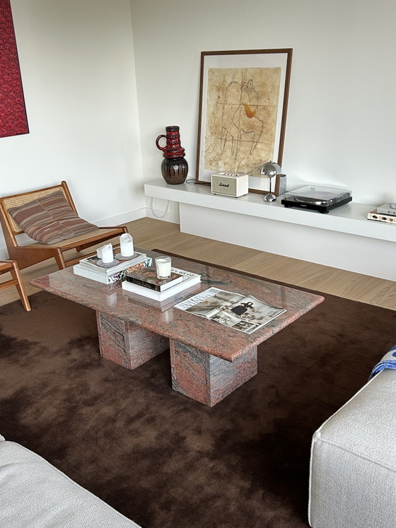 Image 1 of Table basse vintage en granit, Italie, années 1970