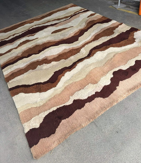 Image 1 of Tapis vintage des années 70, 4 x 3 mètres