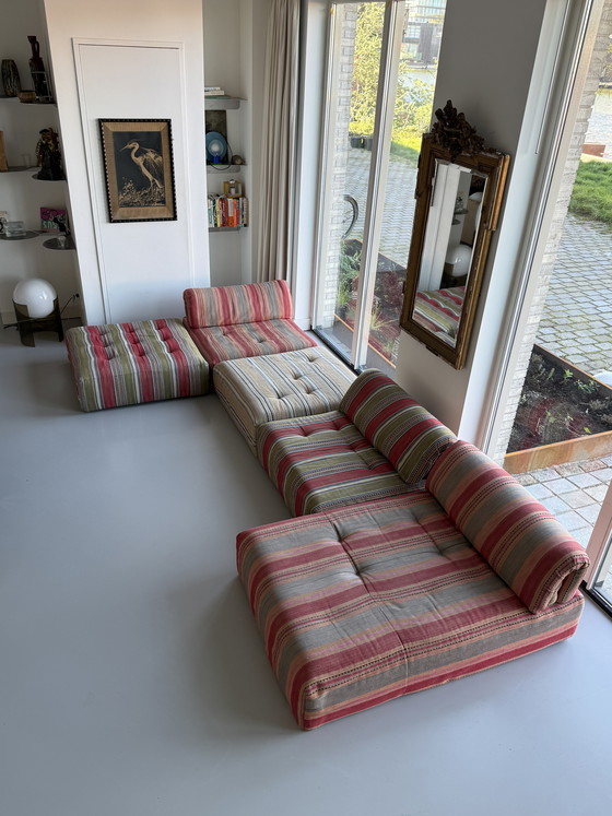 Image 1 of Vintage Roche Bobois Voyage Immobile modulaire bank 5 stuks