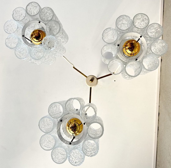 Vintage Doria Cascade Lamp – Hanglampen, Glass, Metal (photo 2 of 12)