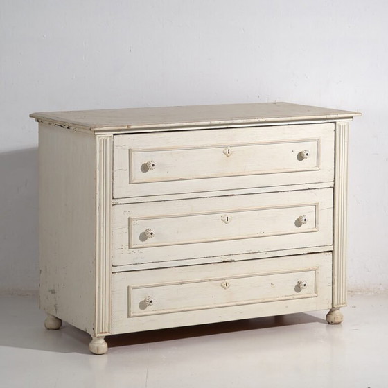 Antique white chest of drawers (c.1920) #40 (photo 7 of 39)