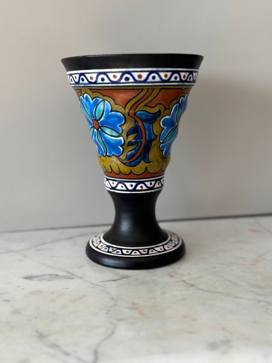 Image 1 of GOLDEN ETERICATE VASE Original No. 108