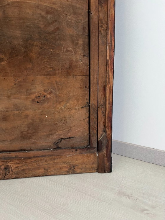 Image 1 of Cassettone - Noce - Comò con specchiera