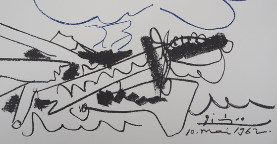 Pablo Picasso: Dove of the Future, Signed Lithograph – Lithographs & prints, Paper (photo 2 of 6)