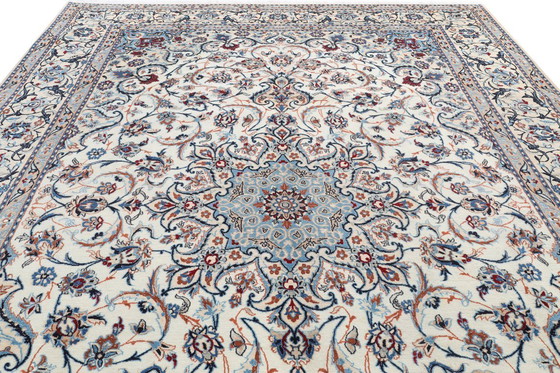 Image 1 of Persian carpet Nain 9 La 3.73 x 2.64 Oriental carpet fine No. 1143
