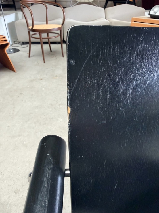 Set of 4 Thonet S320, Wulf Schneider & Ulrich Böhme (set price), Dining chairs, Metal, Wood, Black (photo 8 of 15)