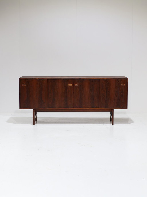 Aparador de palisandro, diseño danés, estilo vintage de los años 60. – dressoirs, Wood