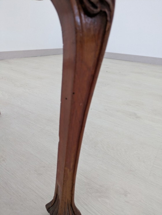 Image 1 of Art Nouveau - Sessel (2) - Holz, Stoff