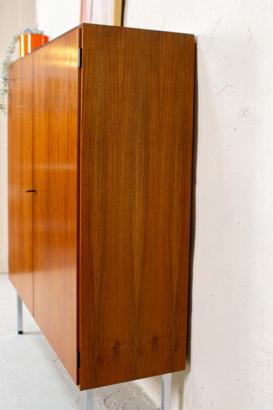 Credenza alta vintage in noce, anni '60 – Credenze alte (photo 14 of 15)