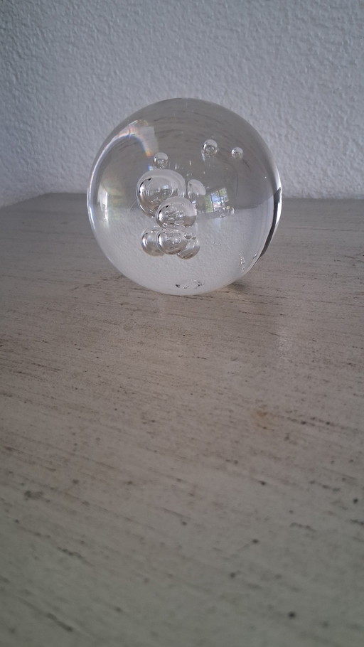 Royal Leerdam glass sphere