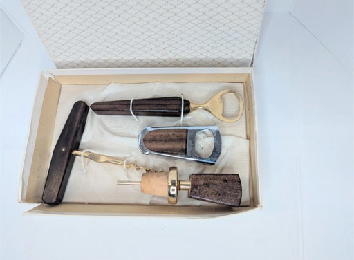 MCM Vintage 60s barware bottle and wine opener Stopper