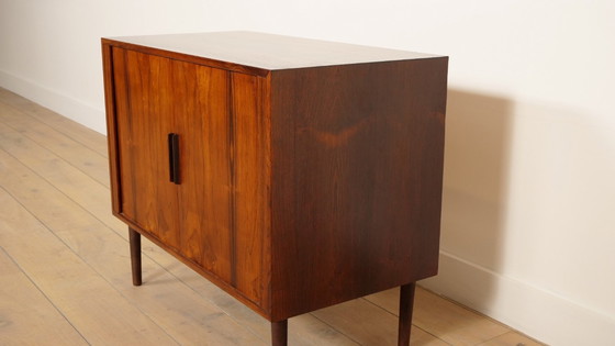 Image 1 of Vintage kastje met schuifdeuren | Audiomeubel | Palissander