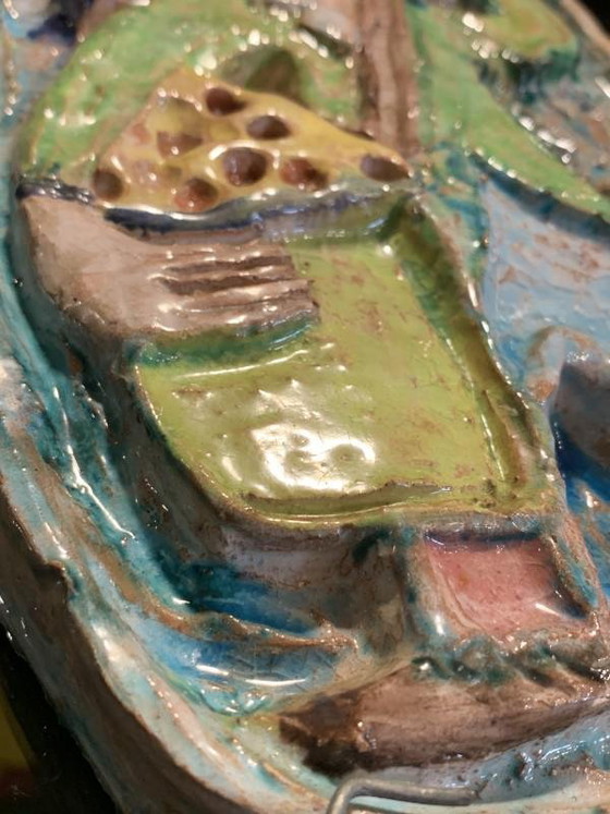 Céramique fauviste abstraite précoce de Giovanni de Simone, Sicile, Italie, années 1960 – Objets déco, Ceramic (photo 6 of 9)