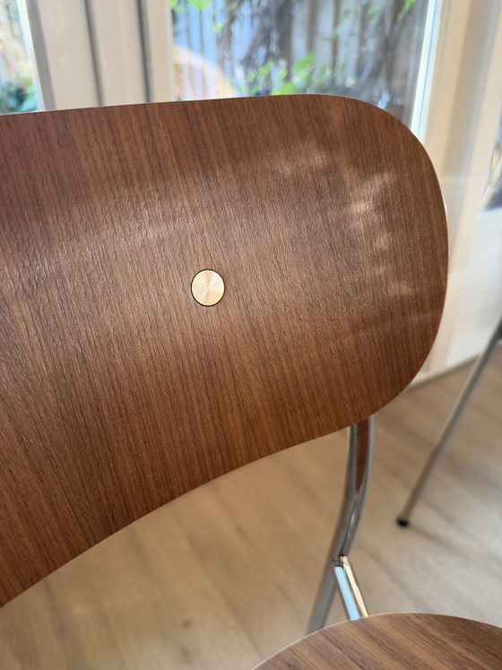 2x Sedia Pavilion AV1 di Anderssen & Voll per &Tradition – Sedie da pranzo, Chrome, Wood (photo 16 of 20)