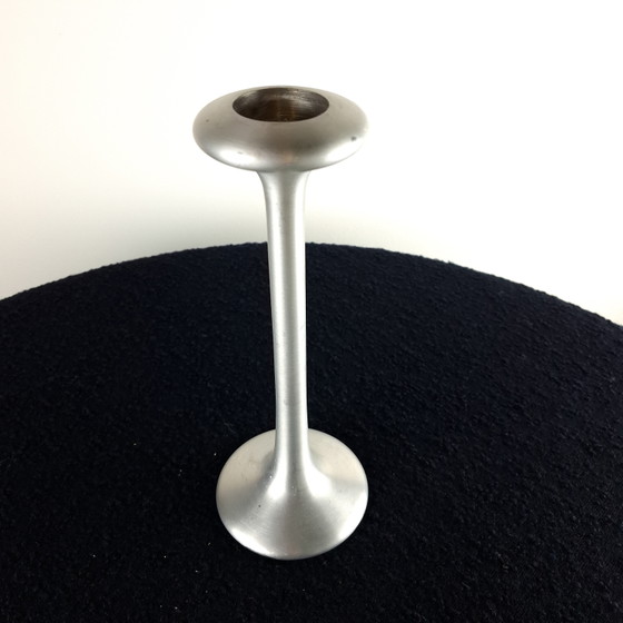Image 1 of Vintage Ikea kandelaar Kägla Carl Öjerstam aluminium