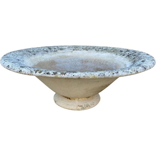 Vintage planter in reconstituted stone, 1950