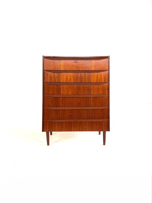 Vintage Deense teakhouten ladekast ‘60