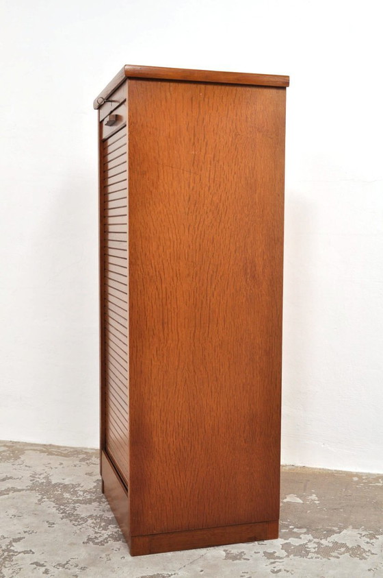 Image 1 of Vintage eiken roldeurkast / archiefkast