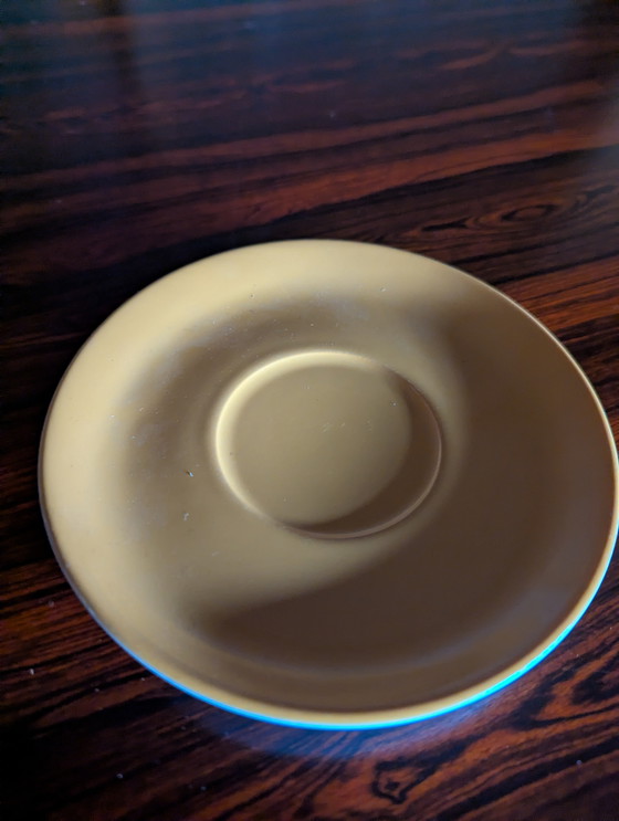 Image 1 of Vintage Kop & schotel - Mitterteich - okergeel 