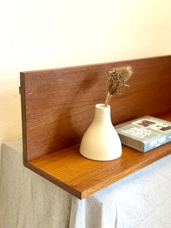 Image 1 of Vintage wandplank teak