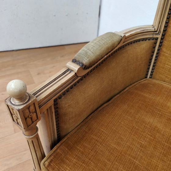 Image 1 of Antikes Sofa und Sessel im Stil Ludwigs XVI.