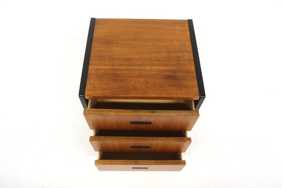 Image 1 of Cassettiera scandinava in teak e quercia, Bertil Fridhagen, Bodafors, Svezia, 1960