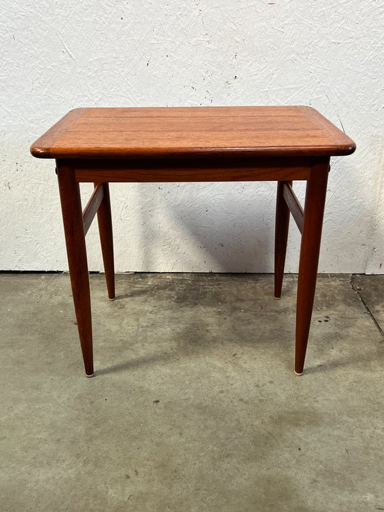 Vintage Teak Side table, Hmb Möbler, Sweden 1960s, Mobler, Wood, Brown (photo 3 of 13)