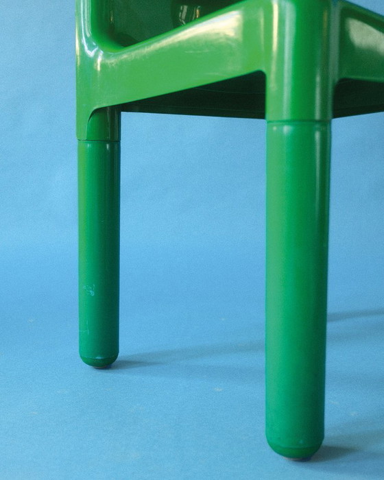 Image 1 of Silla 4875 de Carlo Bartoli para Kartell, verde brillante