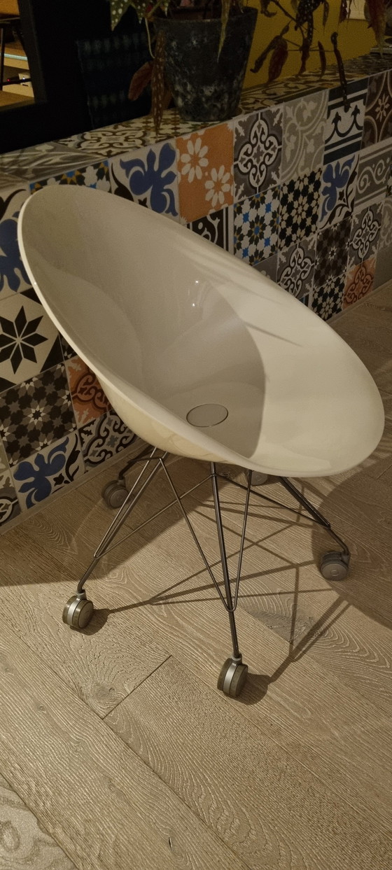 Image 1 of Kartell EroS de 5 patas / Eifel con ruedas, blanco